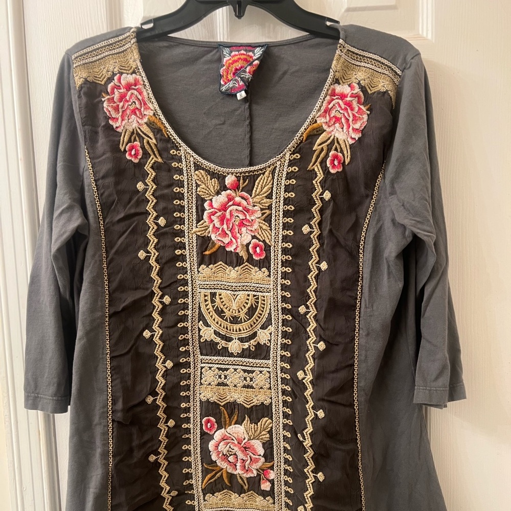 Grey Johnny Was Long Sleeve Shirt